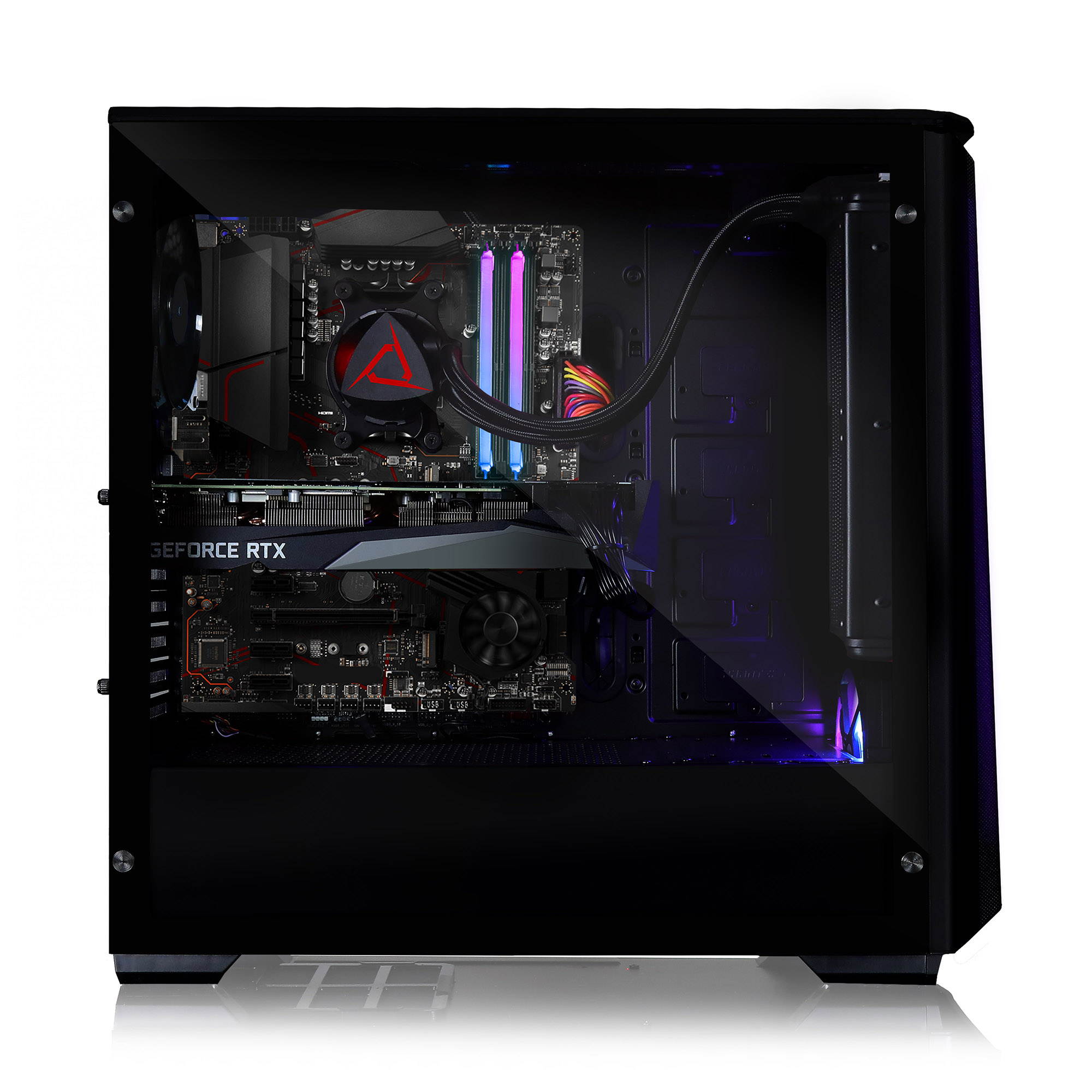 CLX SET Gaming Desktop - AMD Ryzen 9 3950X Processor, 32GB DDR4 Memory, NVIDIA GeForce RTX 3080 Graphics, 480 GB SSD, 3 TB HDD, WiFi, Windows 10 Home 64-bit