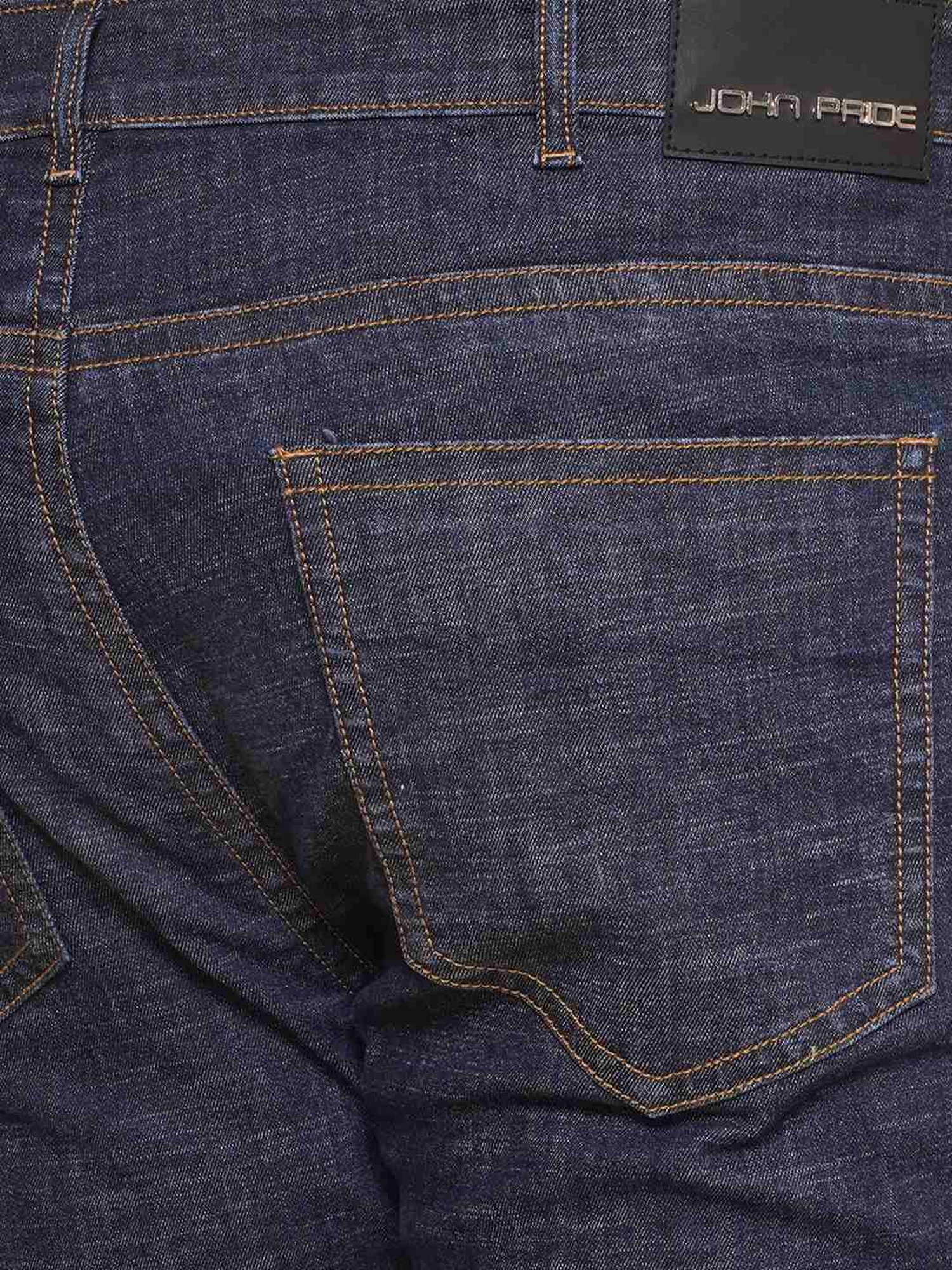 John Pride Blue Regular Fit Jeans