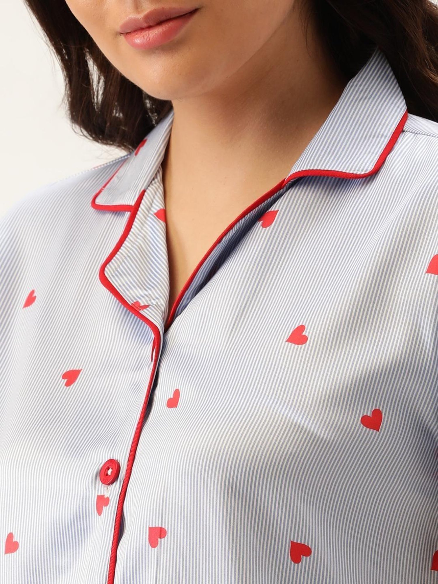 Clt.s Blue Printed Pajama Set