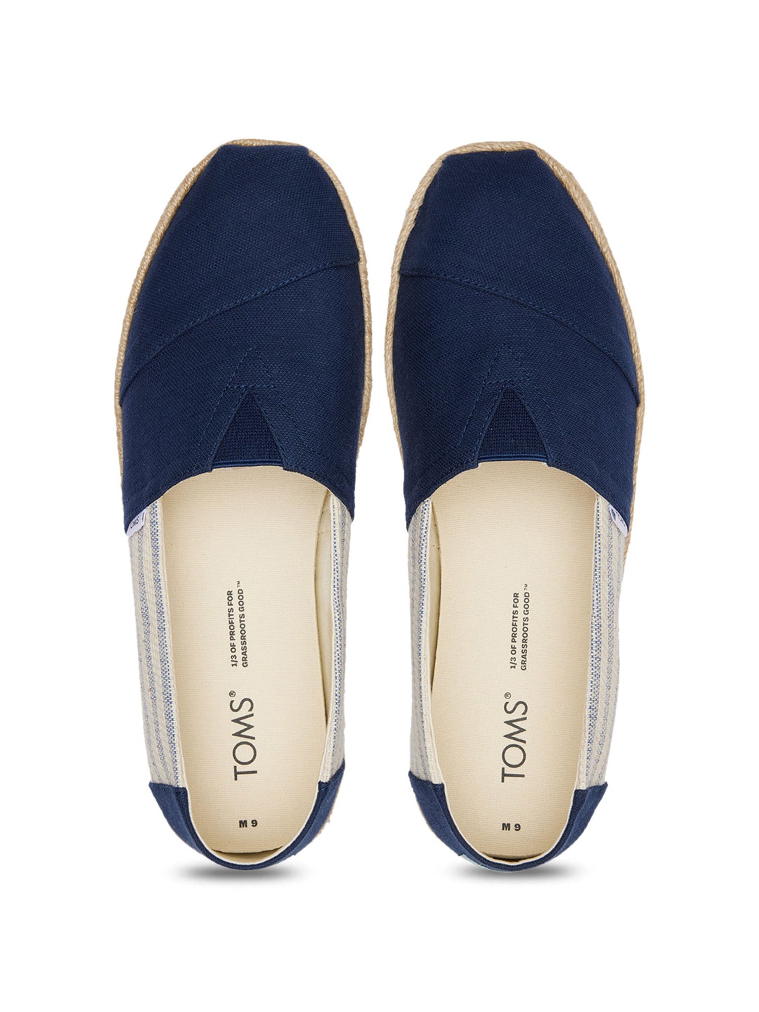 Toms Men's Alpargata Rope Navy Loafers