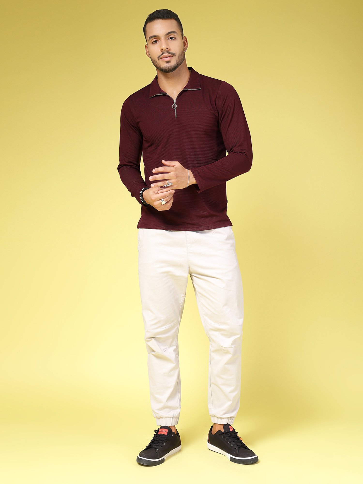 Rigo Wine Slim Fit T-Shirt