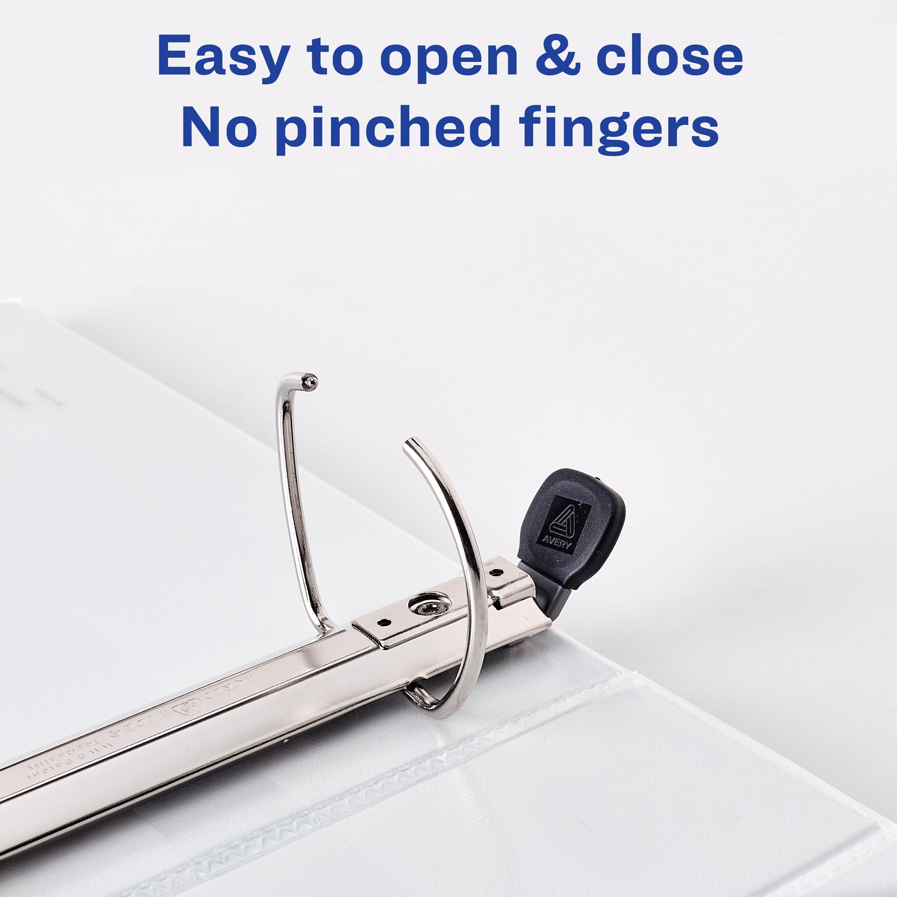 Avery 2" Heavy-Duty View Binder, EZD Ring, 2 Navy Blue Binders (79802)