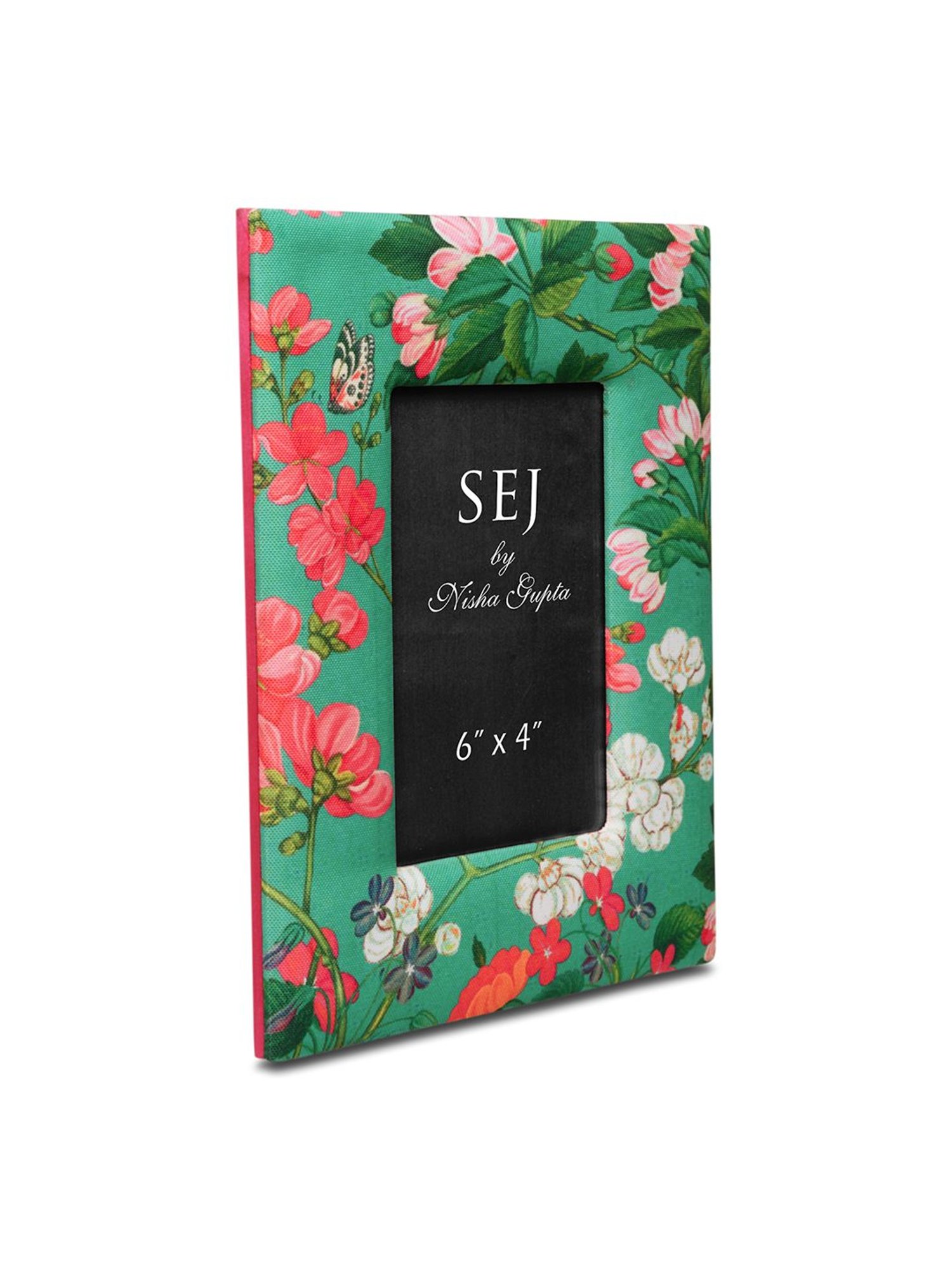 SEJ by Nisha Gupta Green Wooden Photo Frame