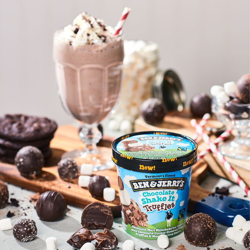 Ben & Jerry's Chocolate Shake It Truffles Ice Cream - 16oz