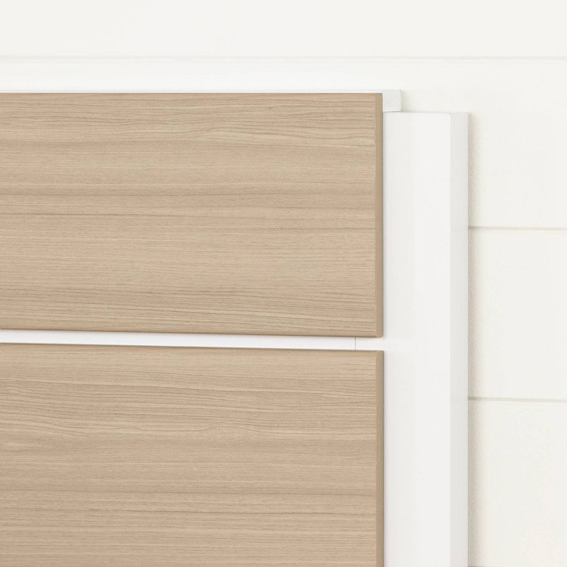 Munich Headboard White/Soft Elm - South Shore