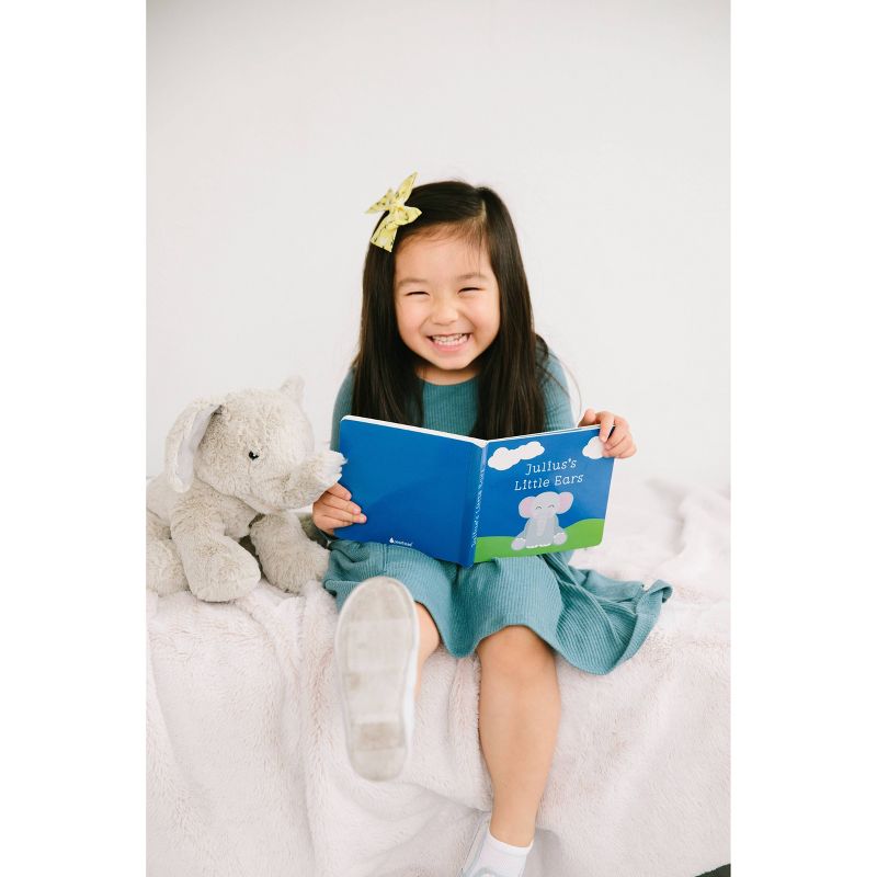 Pearhead Elephant Plush and Book Set 2pk