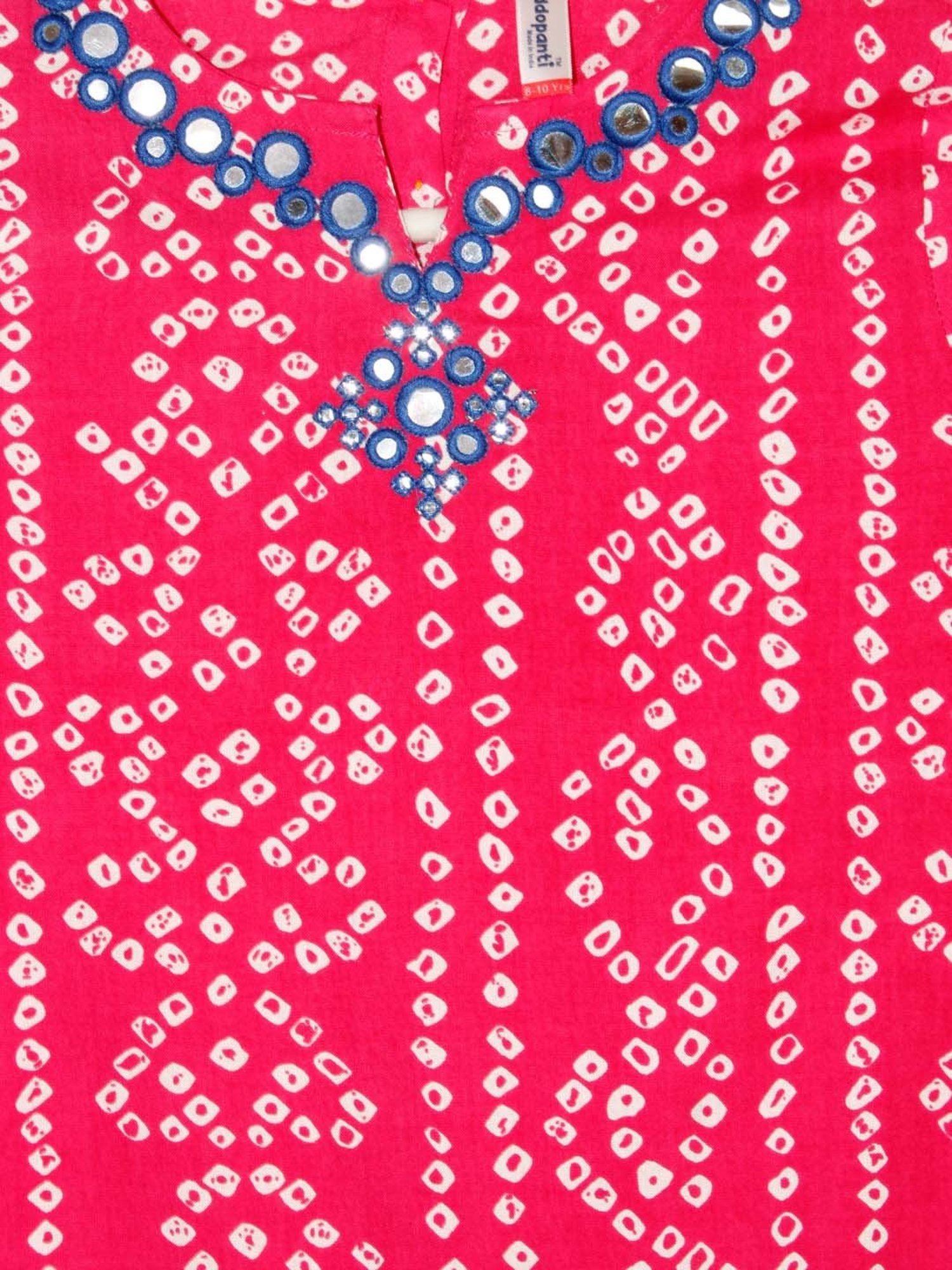 Peppermint Kids Navy Regular Fit Kurta Set