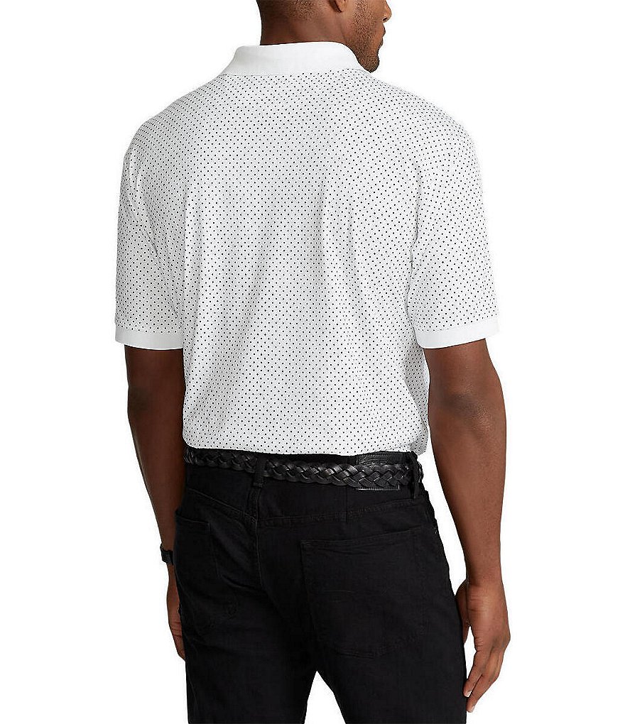 Polo Ralph Lauren Big & Tall Dot Print Soft Cotton Short-Sleeve Polo Shirt
