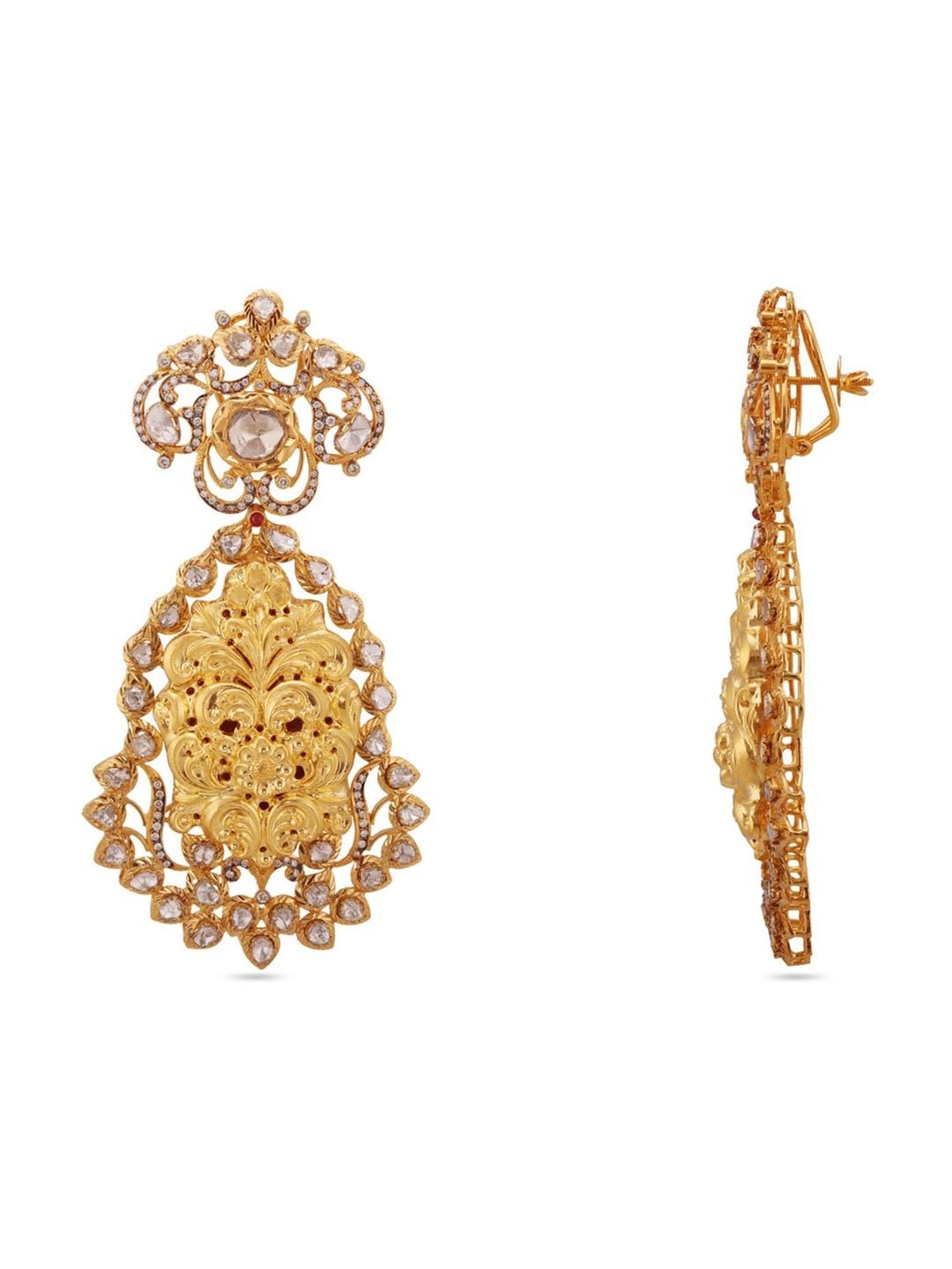 CKC 22k Gold Heritage Earrings for Women