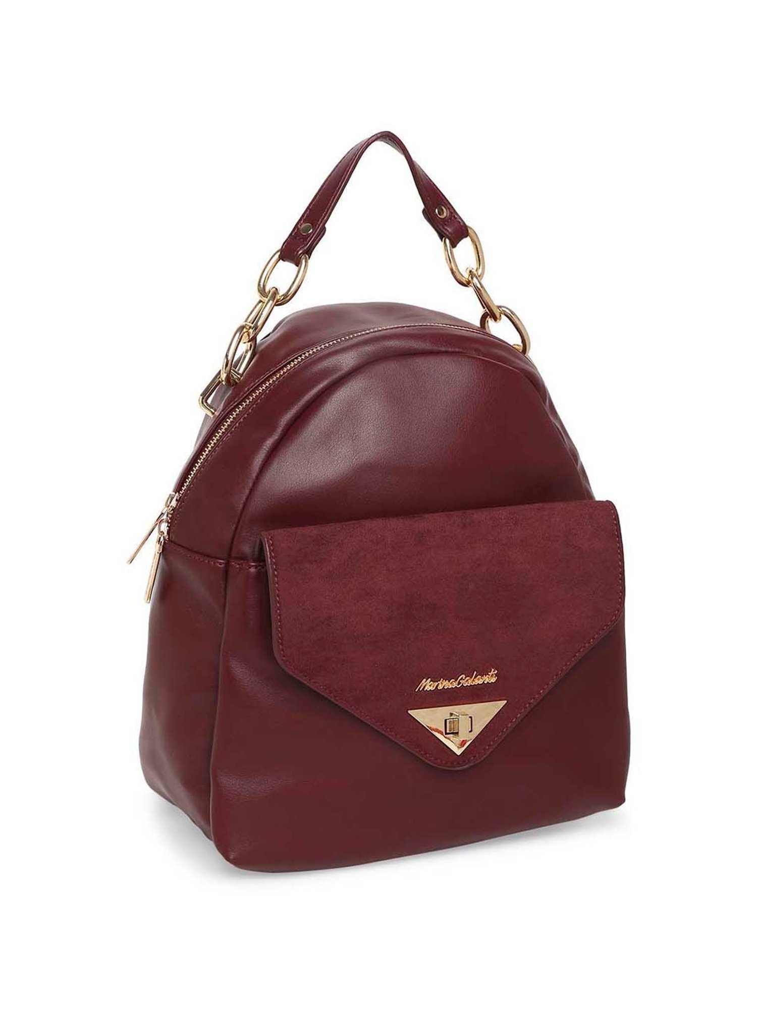 Marina Galanti Maroon Medium Backpack