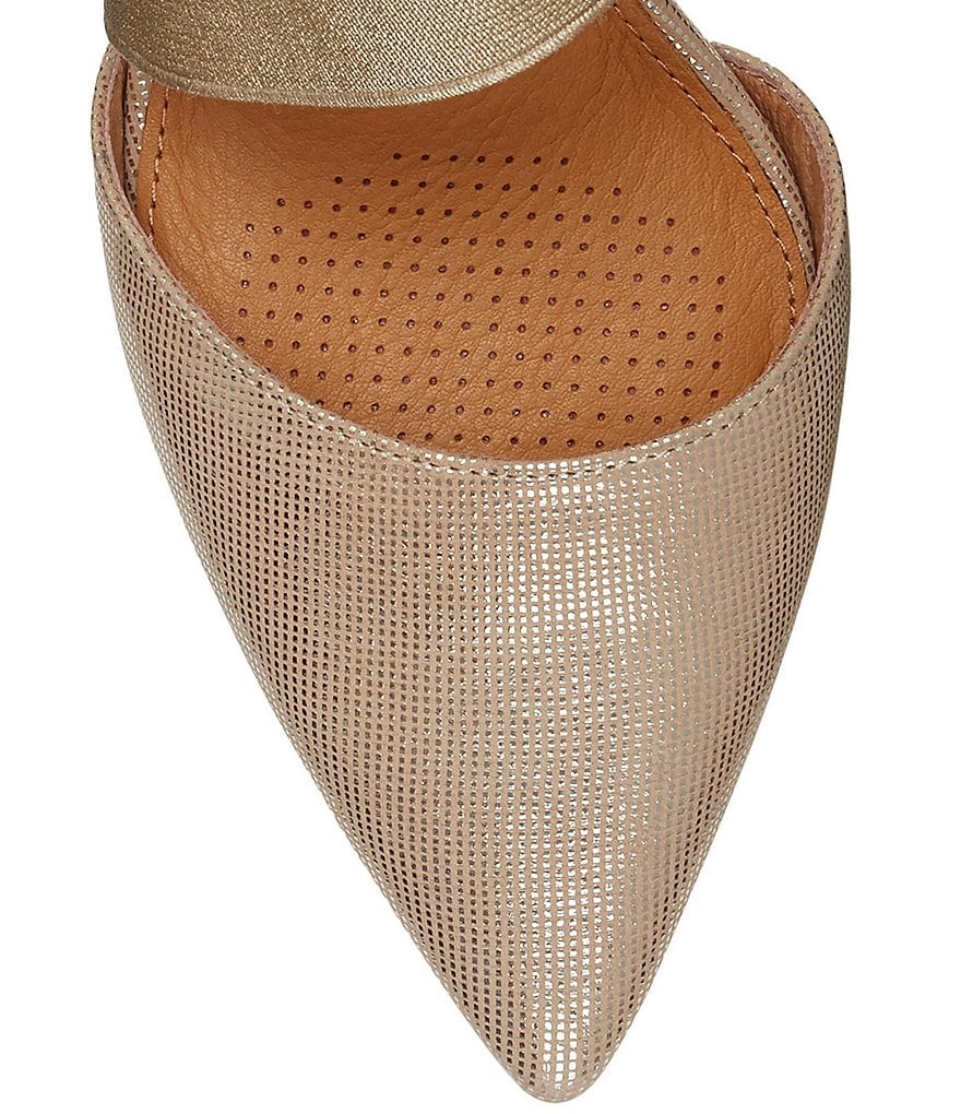 CC Corso Como Denice Leather Asymmetrical Pointed Toe Pumps