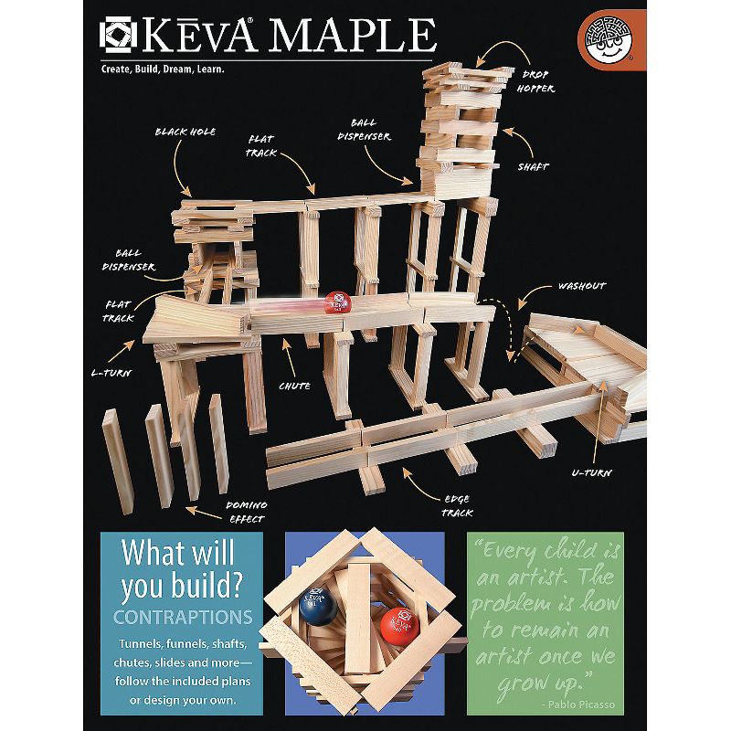 MindWare Keva Maple 400 Plank Set - Building Toys