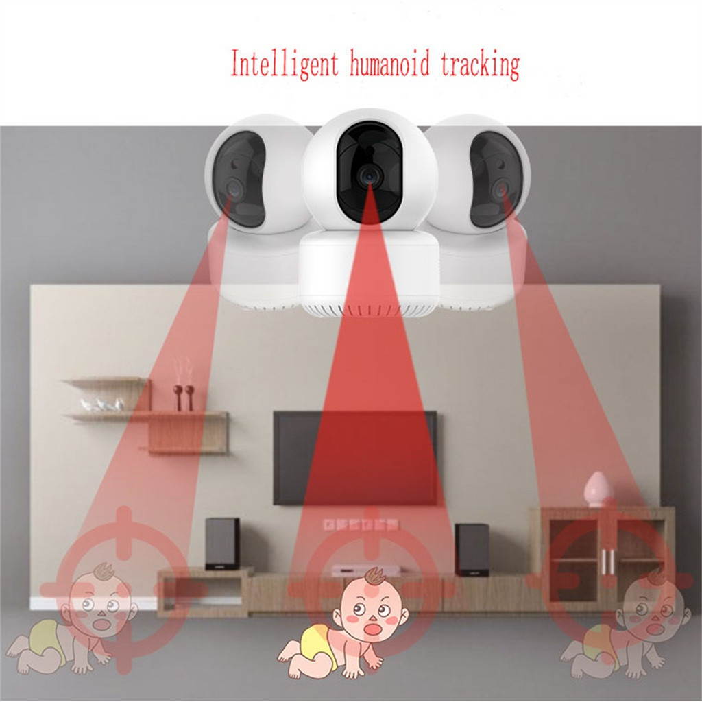 HD 1080P IP Camera WiFi Wireless Smart Auto Tracking  Home Security camera US