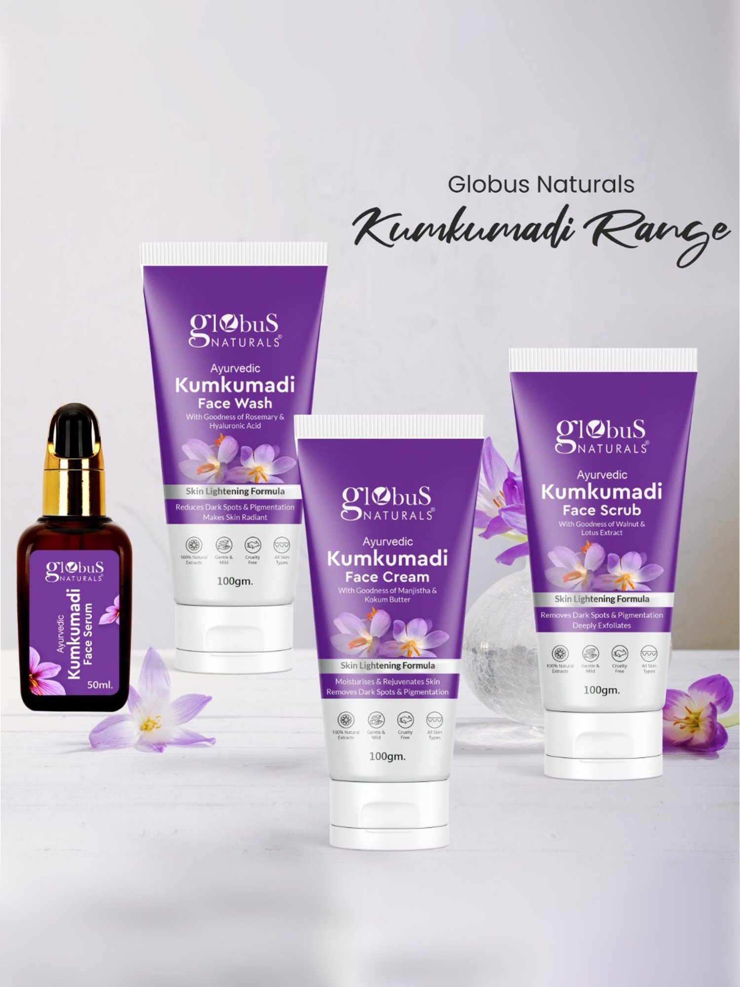 Globus Naturals Ayurvedic Kumkumadi Face Pack - 100 gm