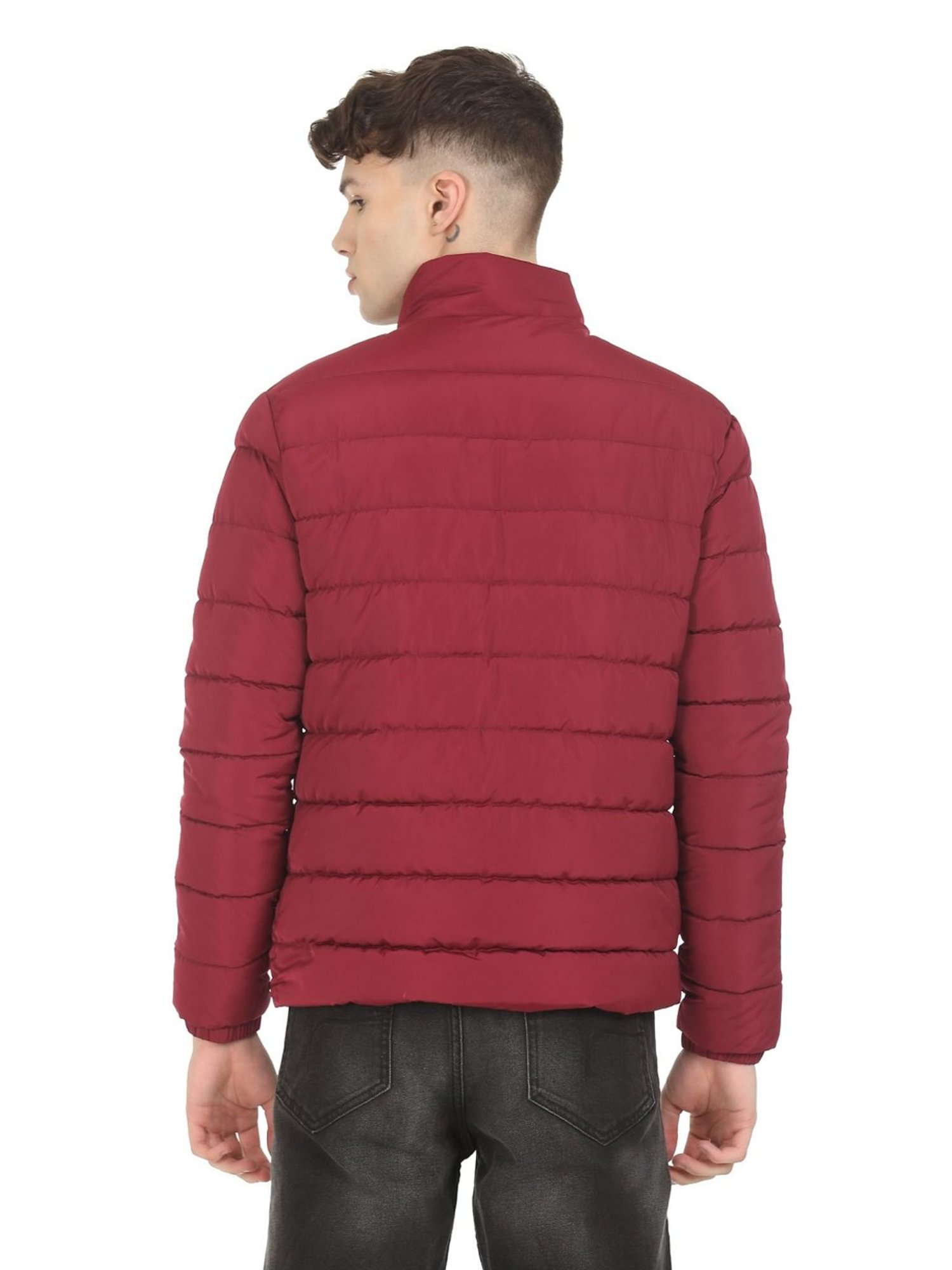 Hummel Grey Regular Fit Bomber Jacket