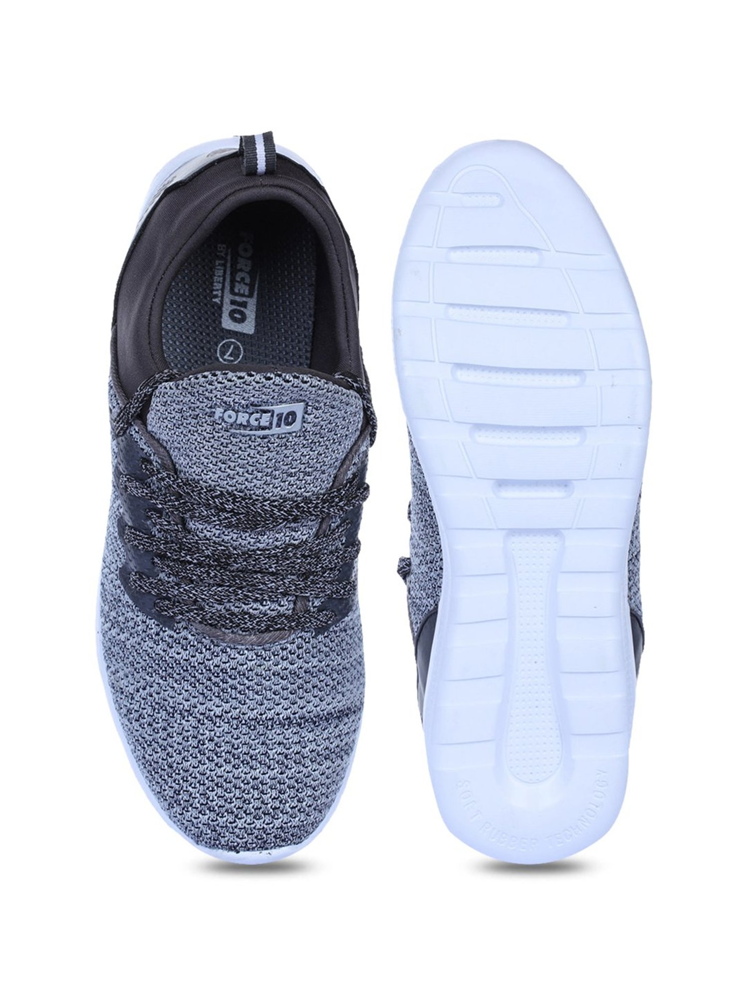 Force 10 by Liberty Men's Grey Walking Shoes