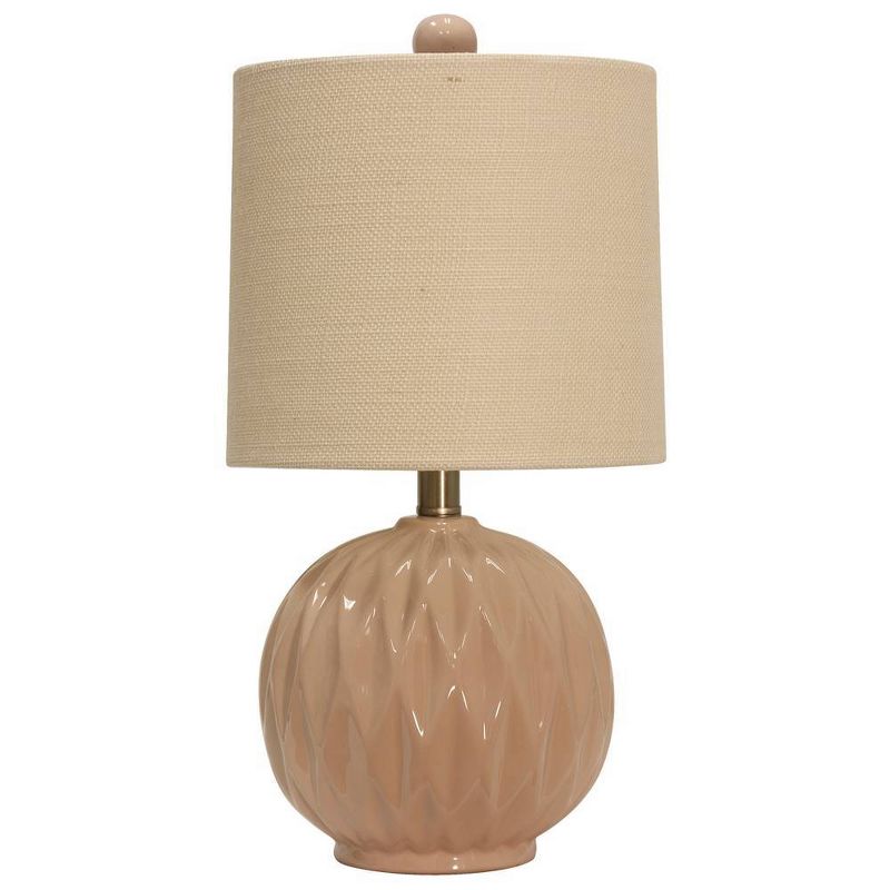 Ceramic Table Lamp Pink - StyleCraft