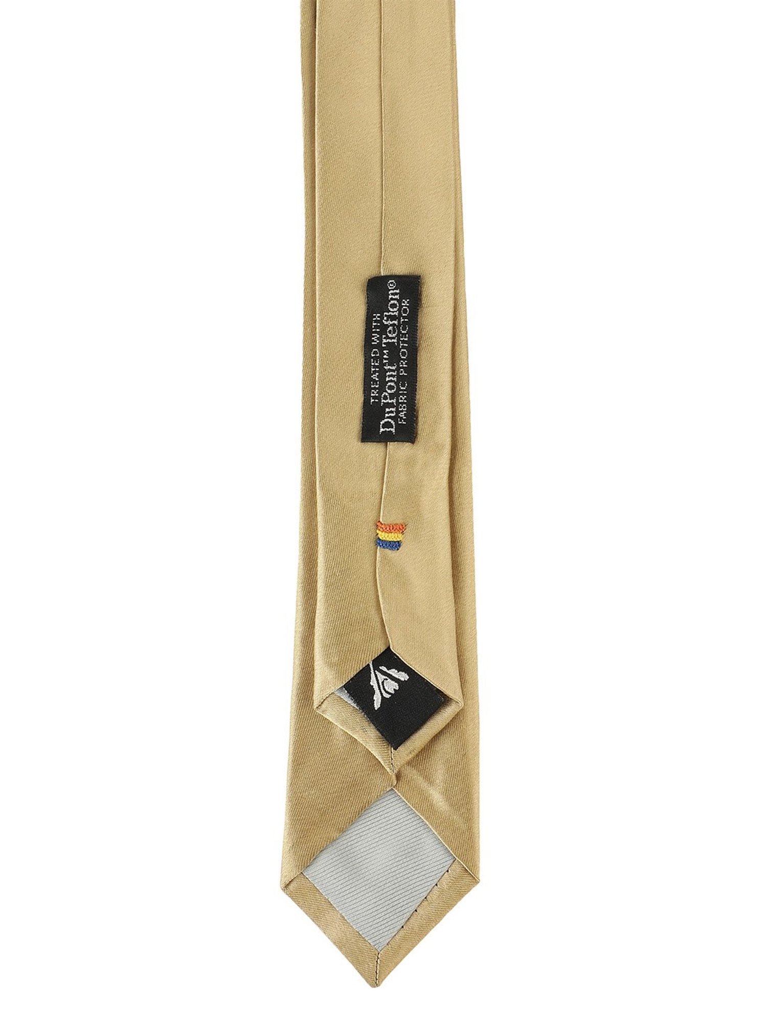 Alvaro Castagnino Solid Beige Necktie