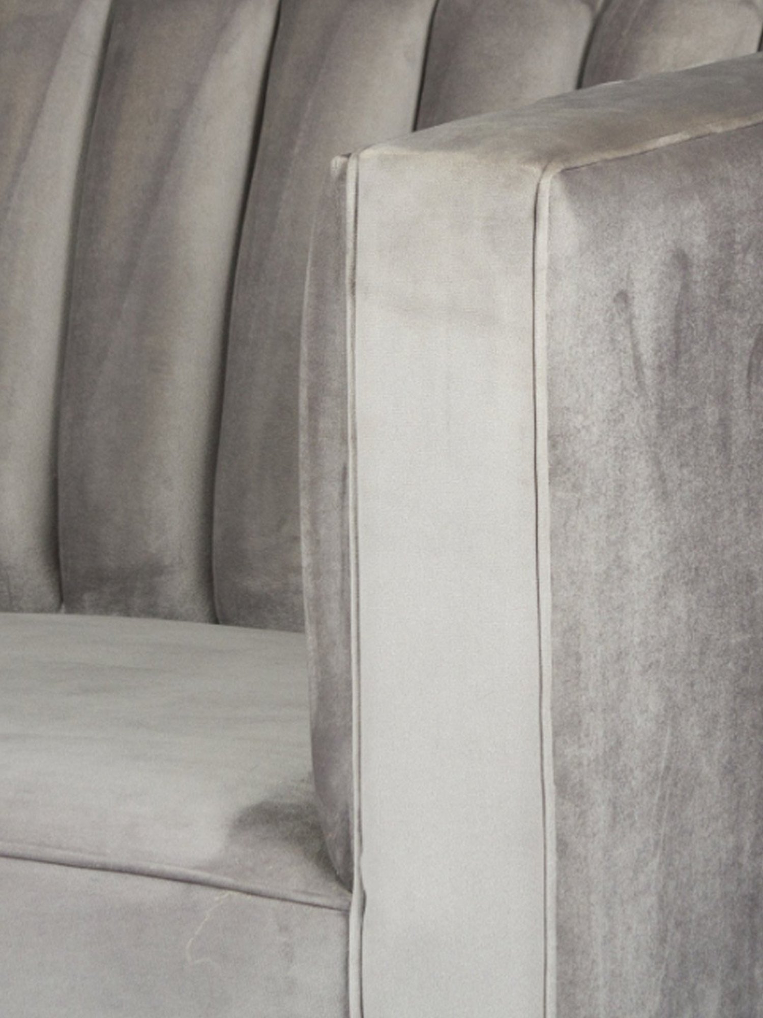 Durian Berry Black Premium Leatherette 2 Seater Sofa