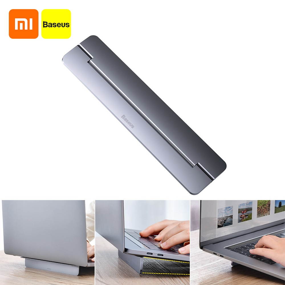 Xiaomi Youpin Baseus Laptop Stand 8&deg; Inclination Angle for 11.6-17 inch Laptop Slim Stand Adjustable Aluminum Laptop Riser