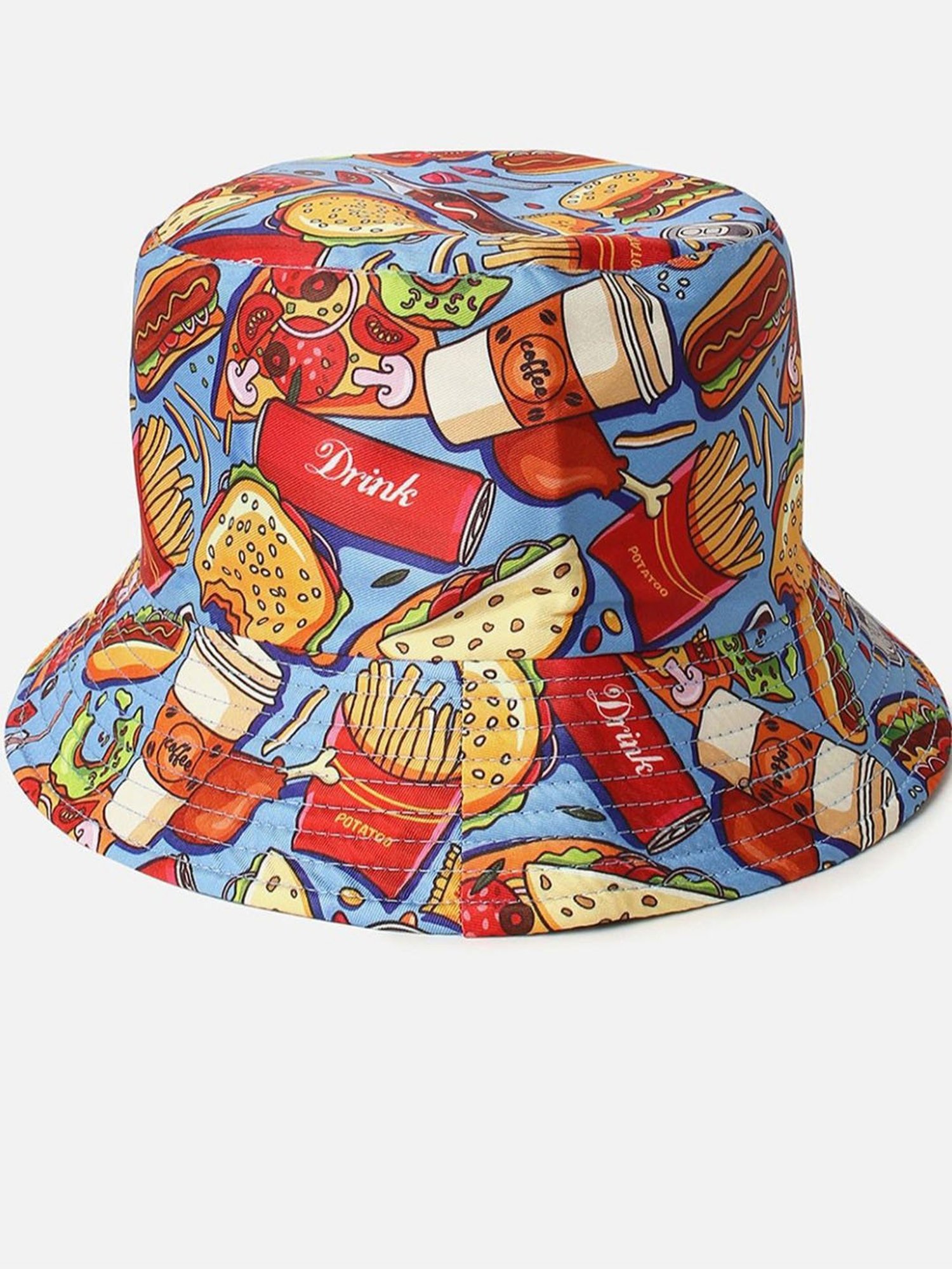HauteSauce Multicolor Printed Bucket Hat