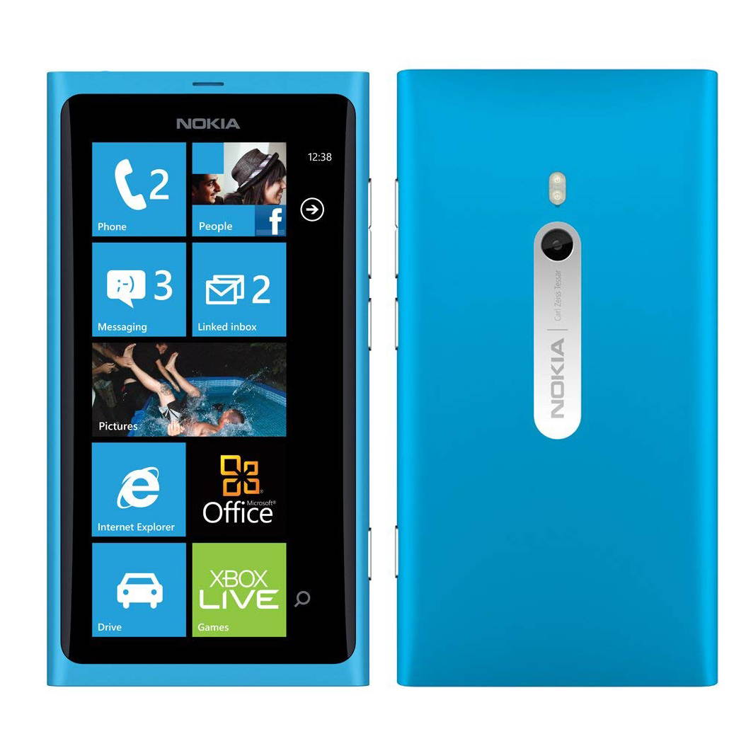Nokia Lumia 800 16GB (No CDMA, GSM only) Factory Unlocked 3G Smartphone - Blue/Cyan