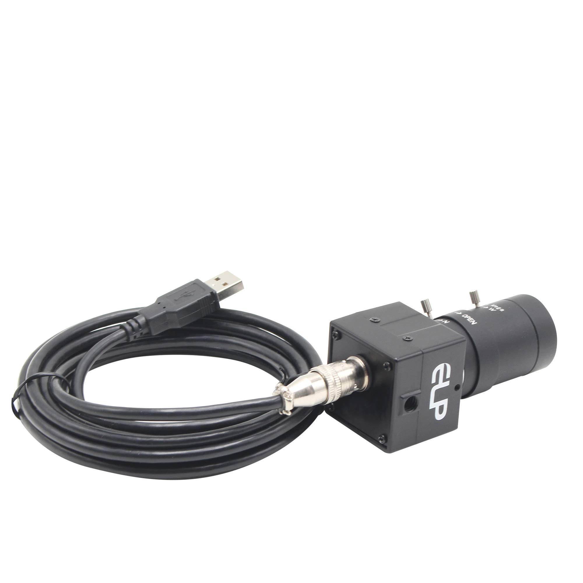 5-50mm Varifocal Lens 8Megapixel 4K USB Camera with Sony (1/3.2'') IMX179 8mp Webcam for Android Linux Windows Industrial Video