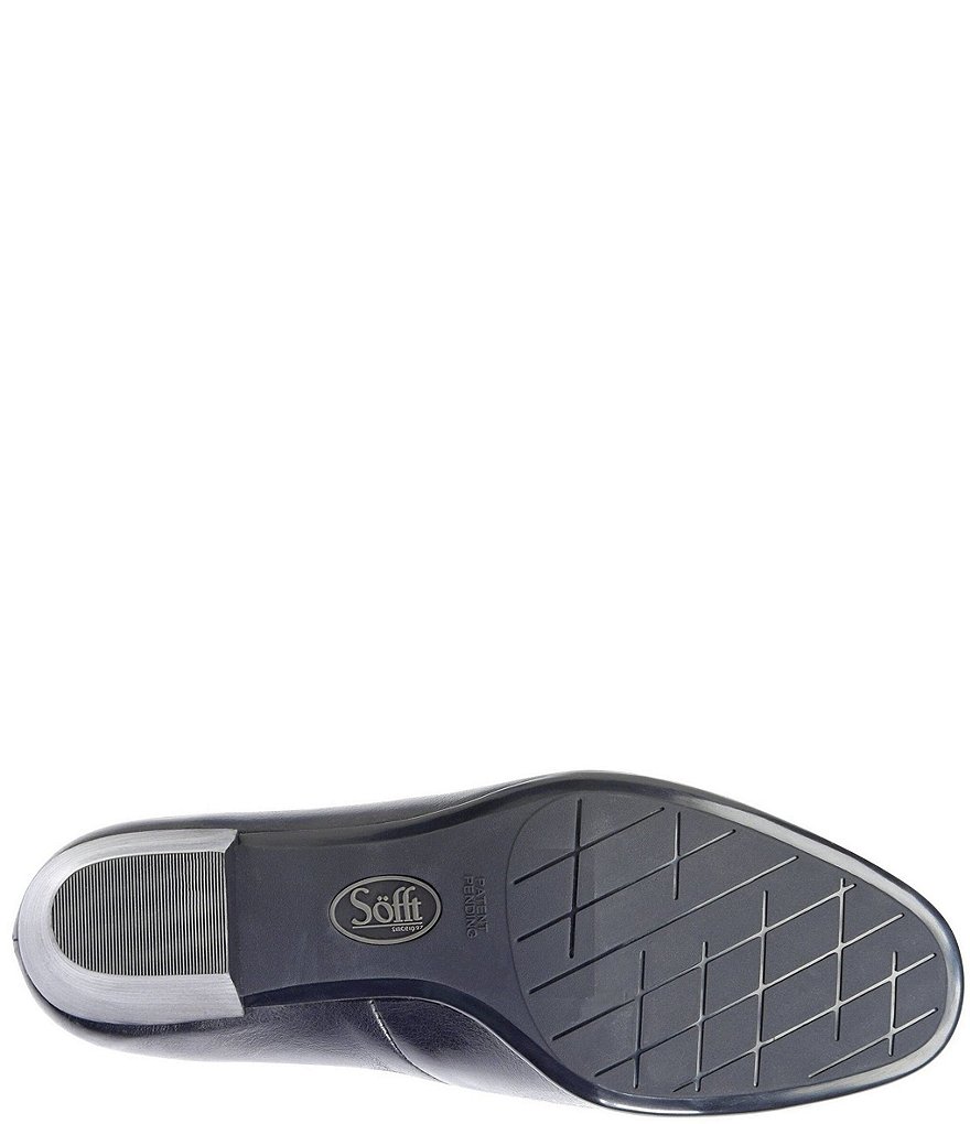 Sofft Lindon Leather Block Heel Pumps