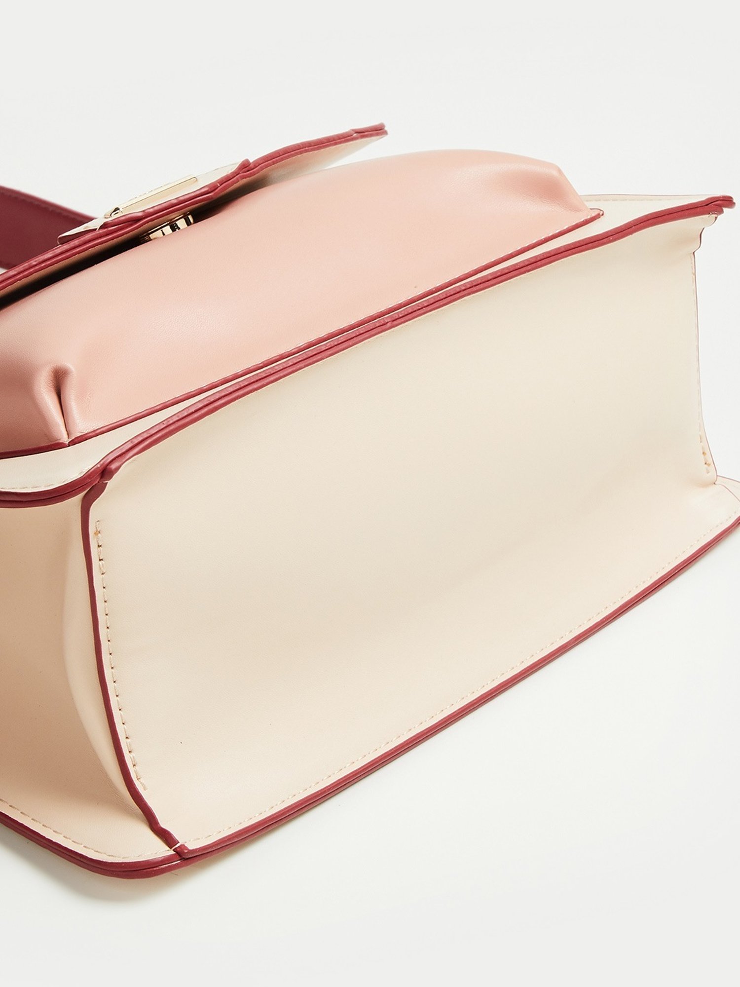 Code by Lifestyle Pink Solid Shoulder Handbag