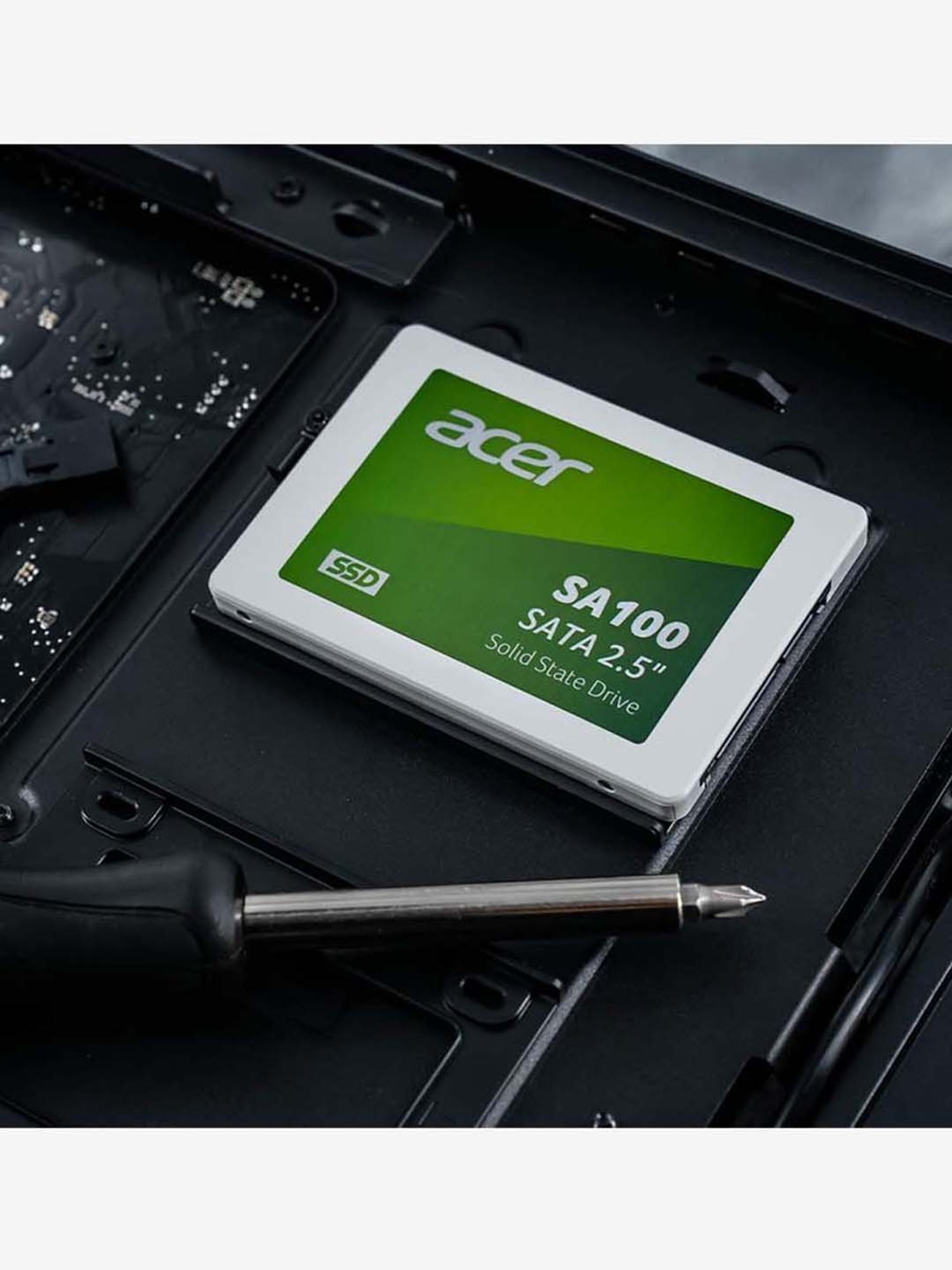 Acer SA100 240GB SATA 2.5 inch 3D NAND Internal Solid State Drive (White)