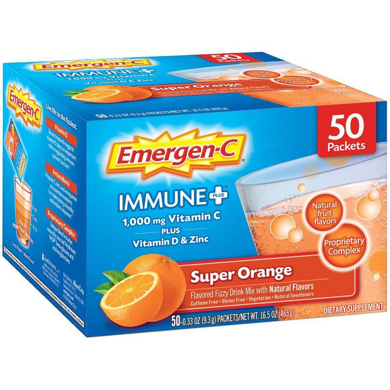 Emergen-C Immune+ - Orange - 50ct