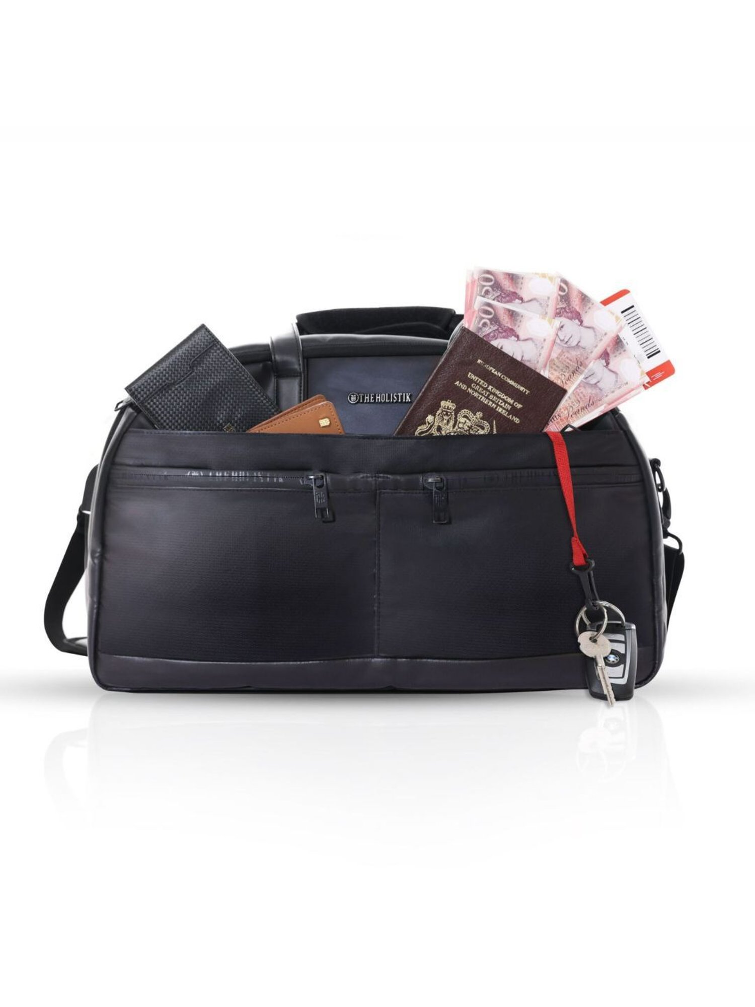 THE HOLISTIK Black Large Drifter Duffel Bag