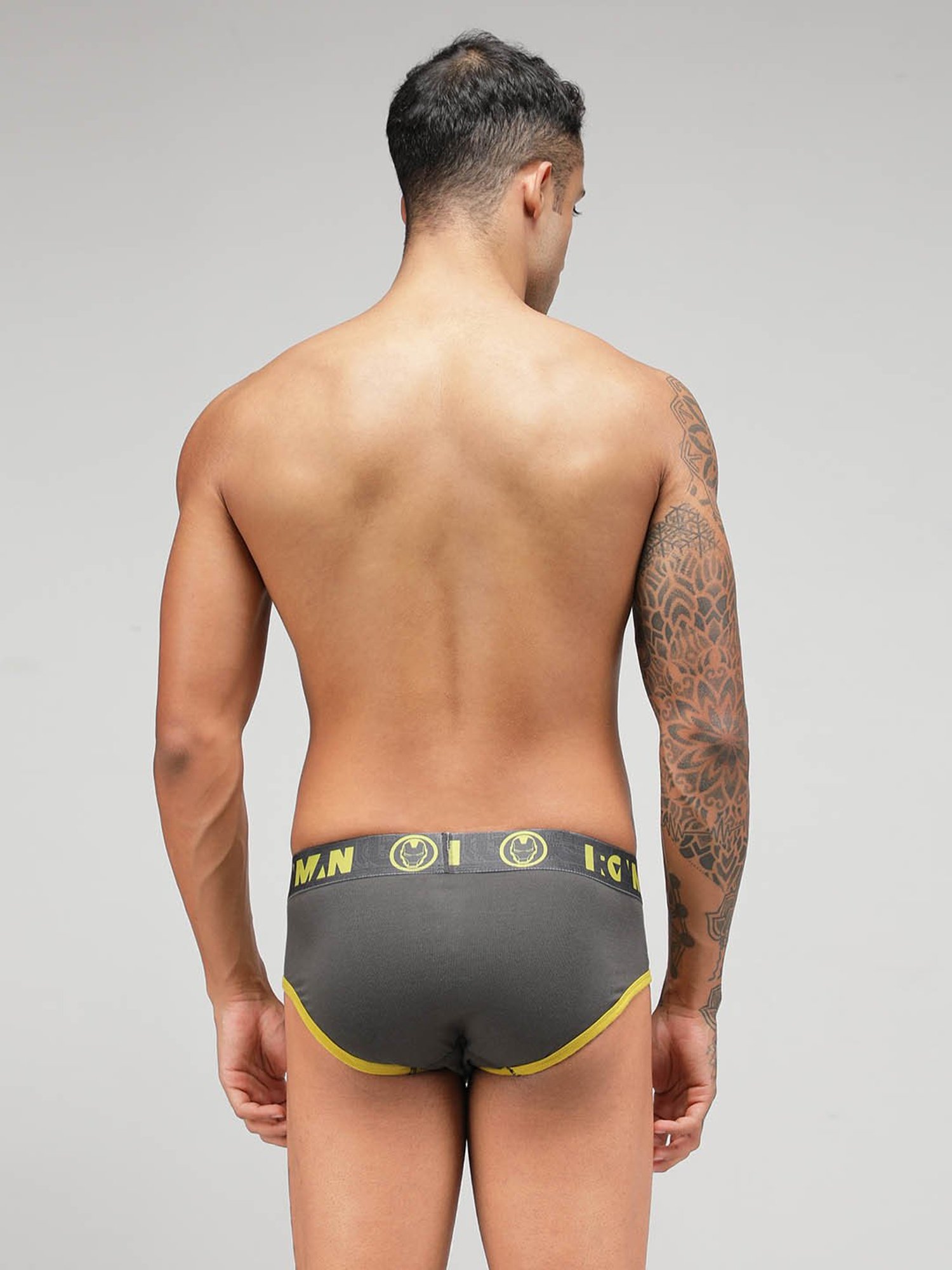 Zoiro Sky Driver & Sulphur Regular Fit Briefs - Pack Of 2