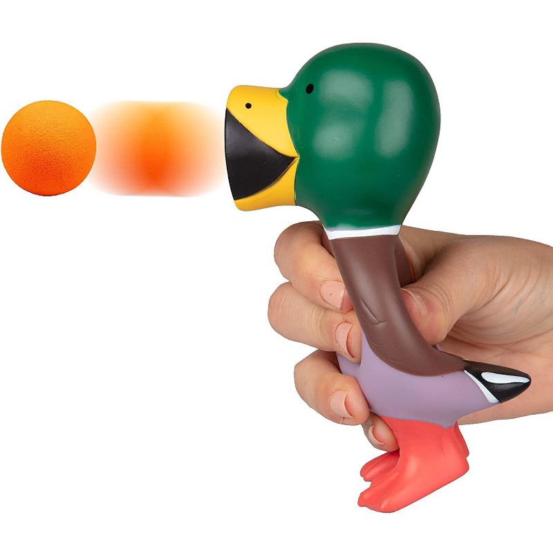Hog Wild Duck Popper Toy, Shoots Foam Balls!