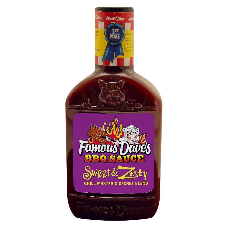 Famous Dave's Sweet & Zesty Barbeque Sauce - 20oz