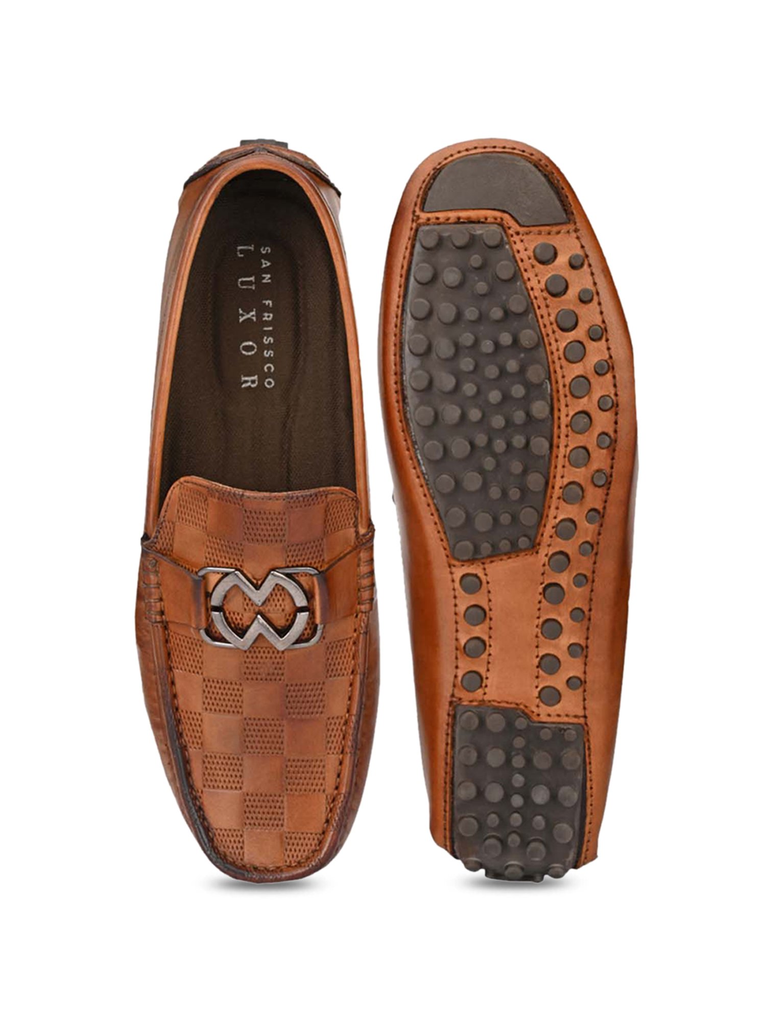 San Frissco Men's Tan Casual Loafers