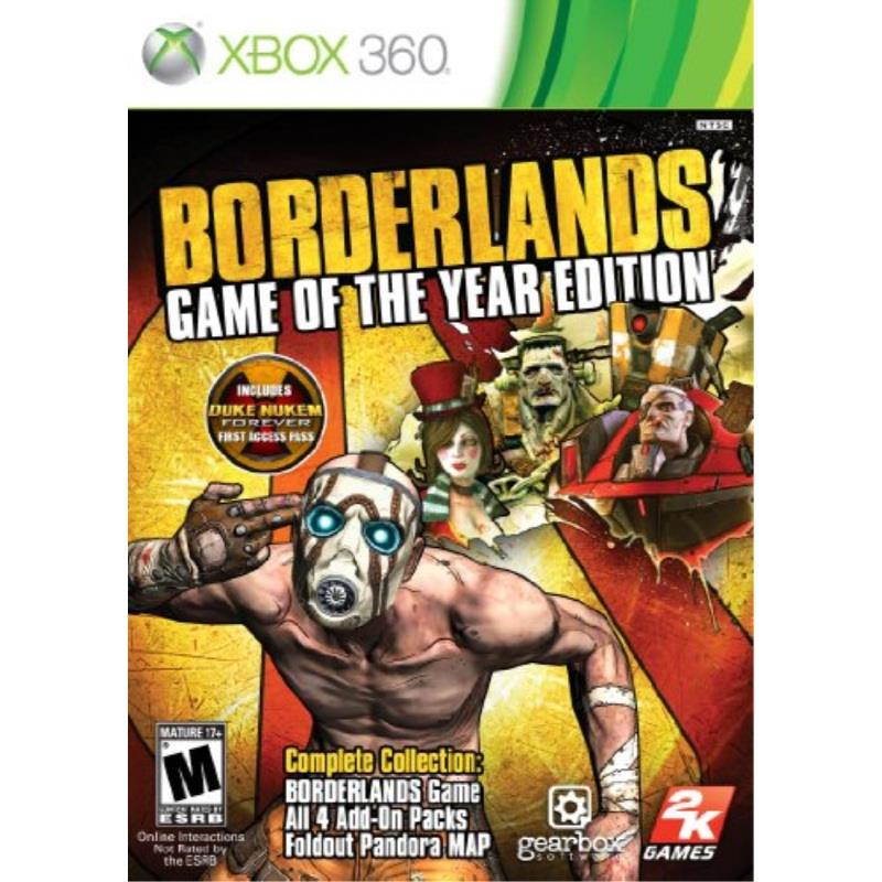 Borderlands Game of the Year -Xbox 360