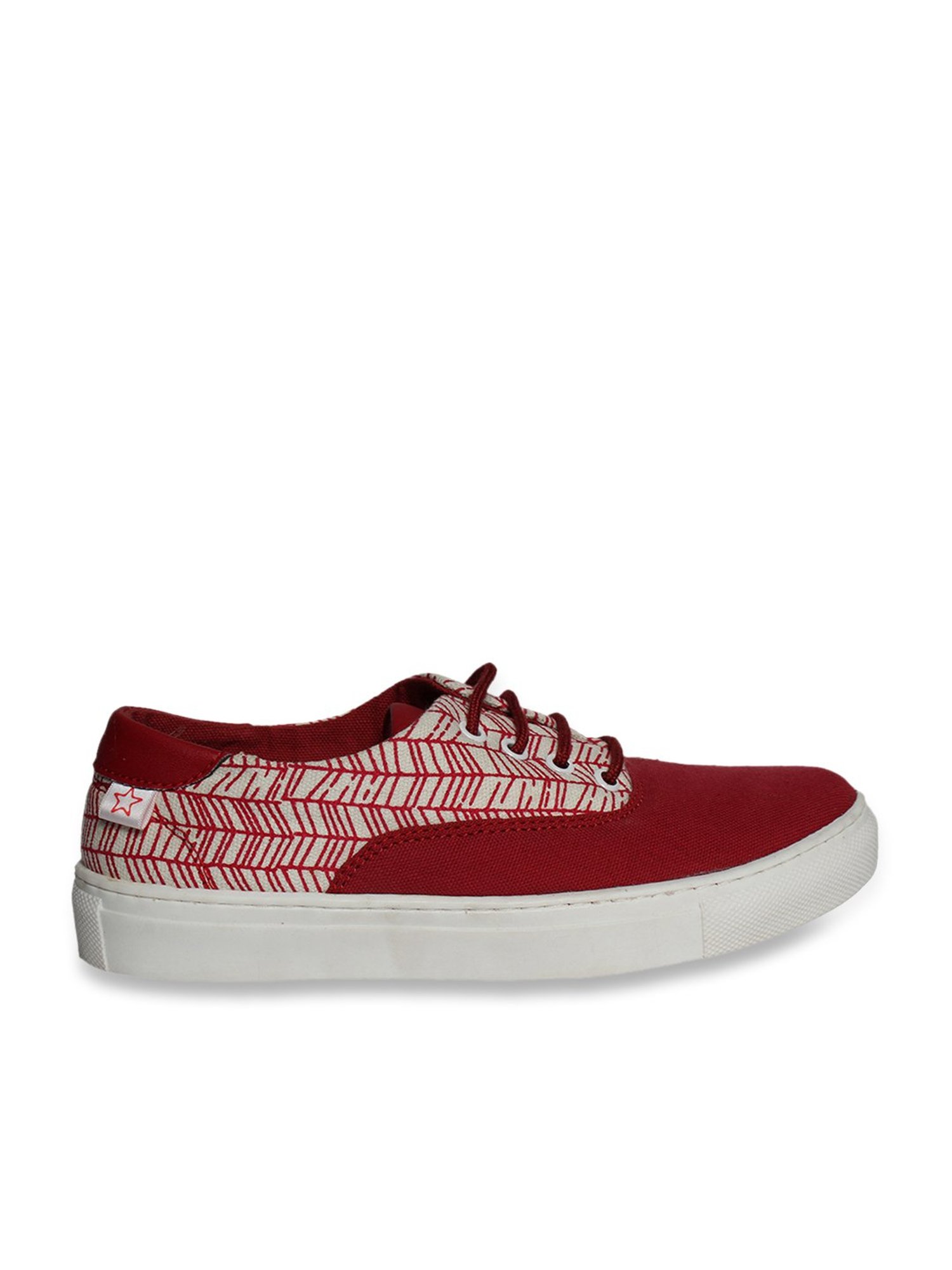 North Star by Bata Women's Red Casual Sneakers