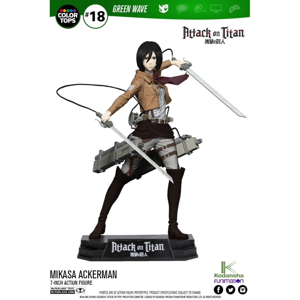 Attack on Titan Mikasa 7inch Figure by McFarlane