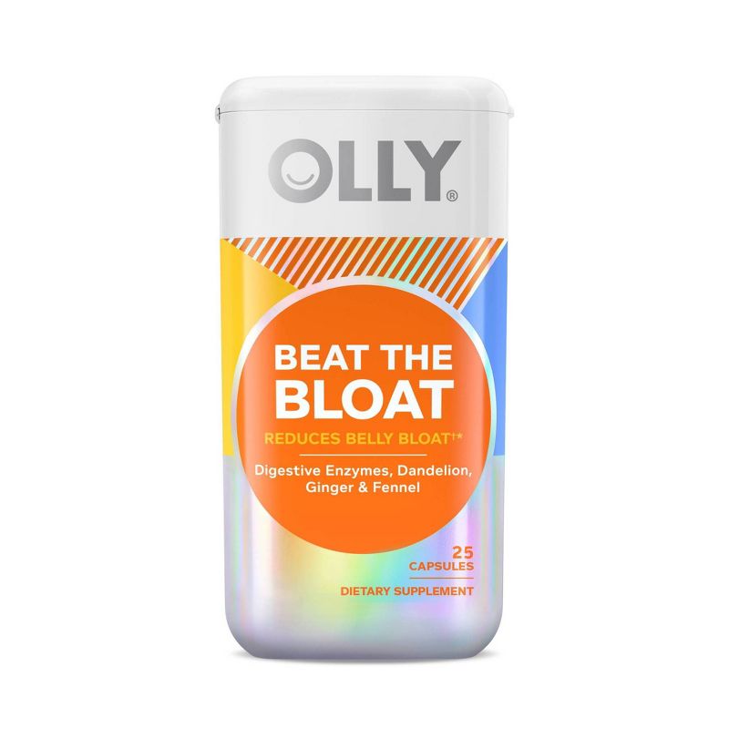 OLLY Beat the Bloat Capsule Supplement - 25ct