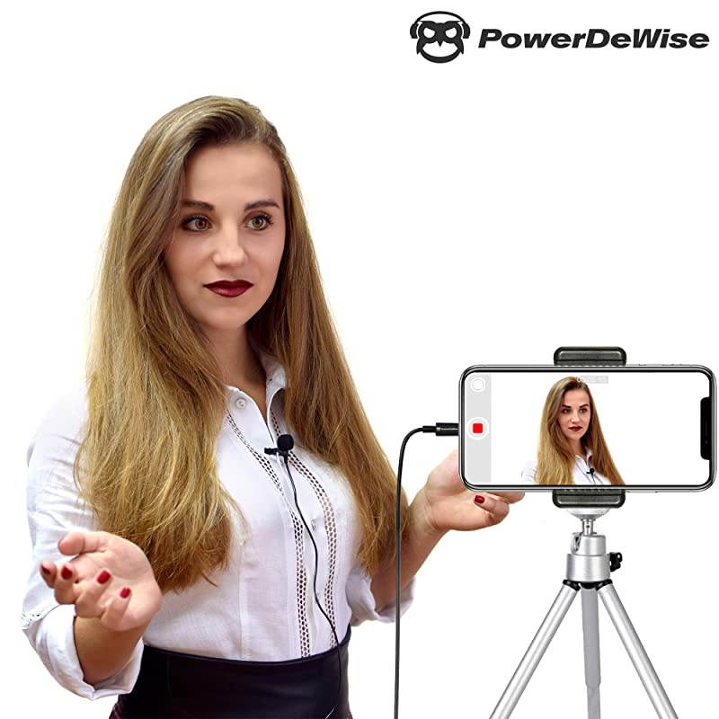 Lavalier Microphone Compatible with iPhone 7 7 Plus 8 8 Plus X XR XS XS Max 11 11 Pro 11 Pro Max