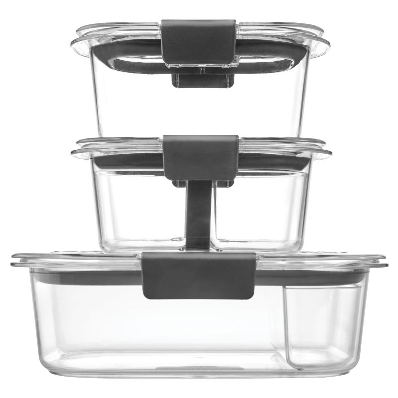 Rubbermaid 10pc Brilliance Sandwich or Snack Lunch Container