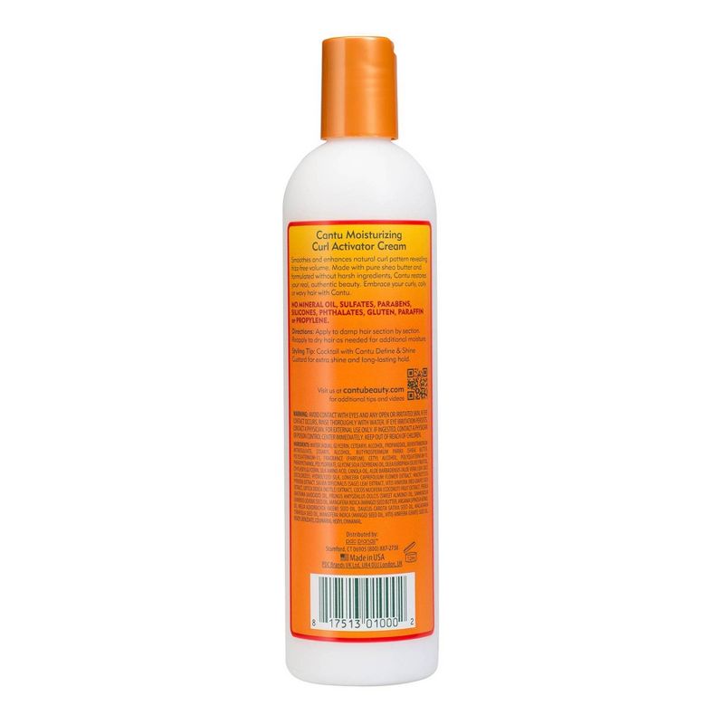 Cantu Natural Hair Moisturizing Curl Activator Cream - 12 fl oz