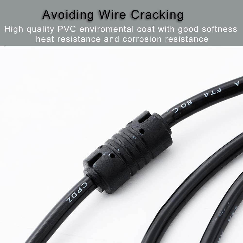 Printer Cable USB Printer Cable USB 2.0 Type A Male to Type B Male Printer Scanner Cable for HP Canon Lexmark Epson Dell Xerox Samsung etc. (5M/16ft)