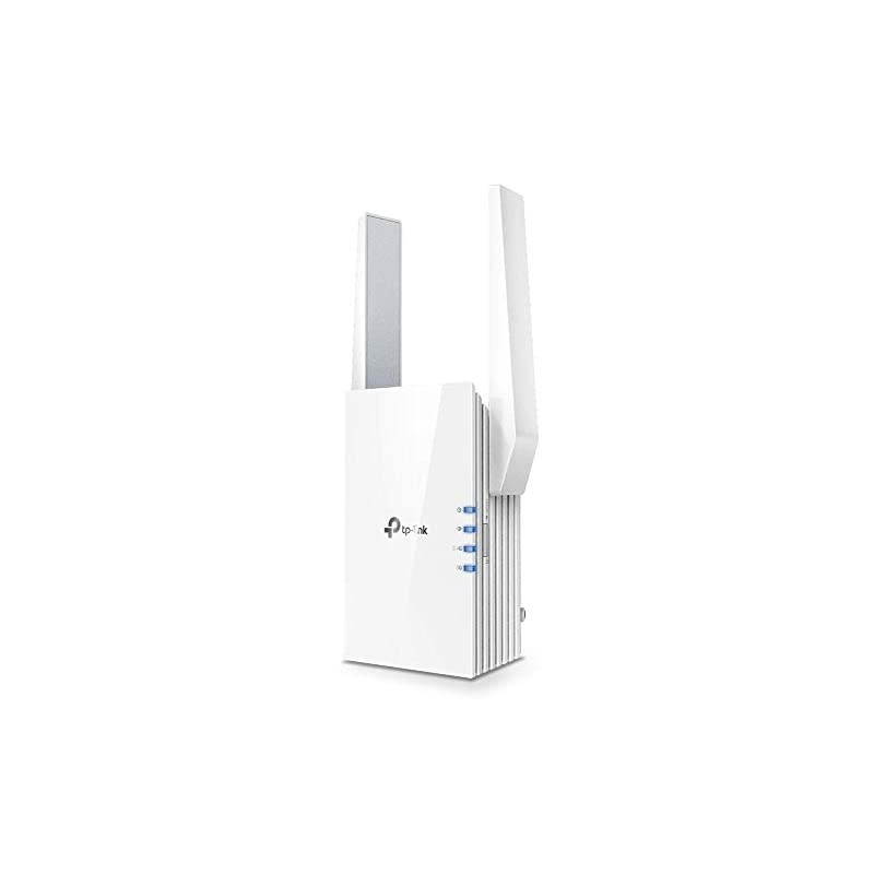 AX1500 WiFi 6 Extender Up to 1500Mbps NextGen Dual Band WiFi Booster WiFi Repeater with Gigabit Port Access Point Mode 2 External Antennas Easy SetUp OneMesh CompatiableRE505X