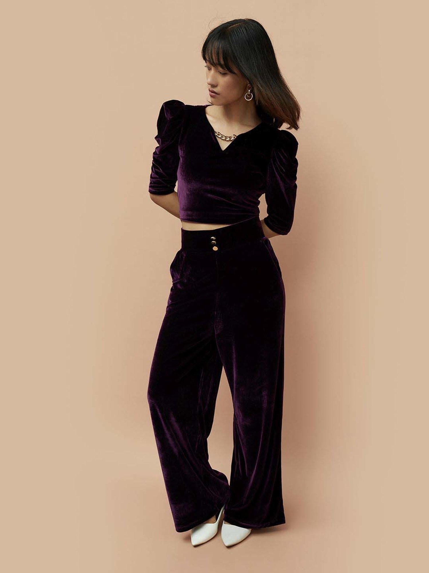 Ginger by Lifestyle Purple Regular Fit Top