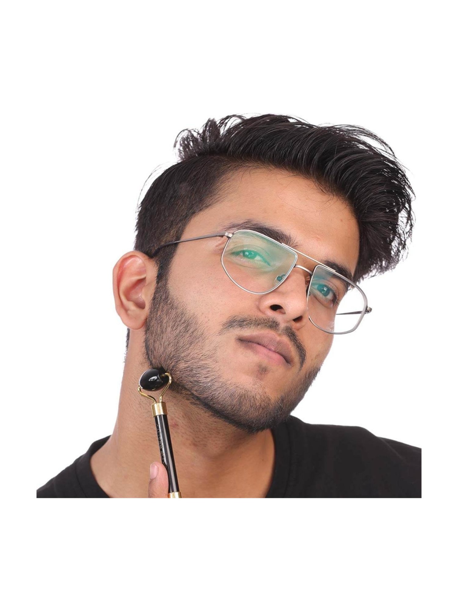 House of Beauty Black Obsidian Roller