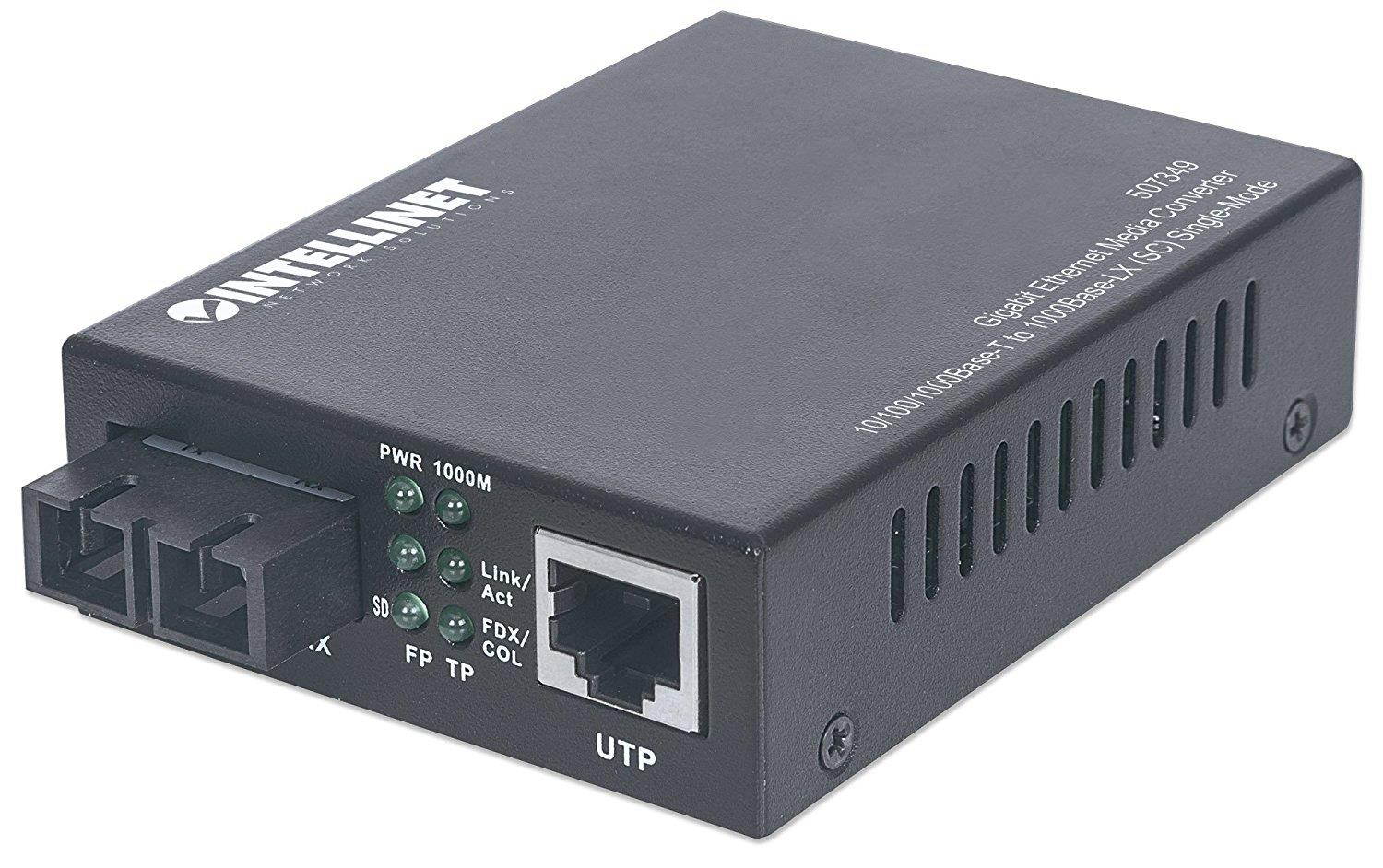 Intellinet Network (507349) Gigabit Ethernet Single mode Media Converter