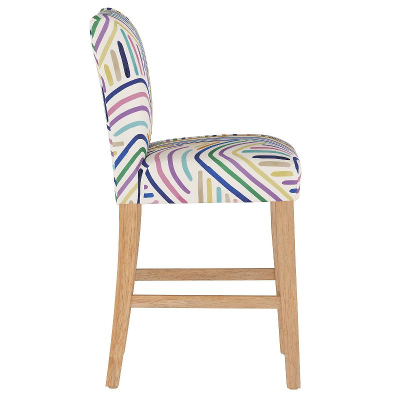 Counter Height Barstool Rainbow Strokes Ochre - Skyline Furniture