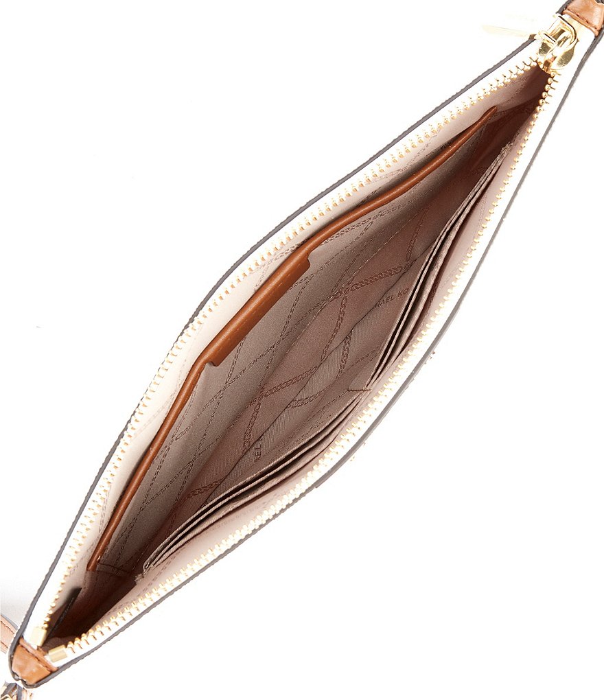 Michael Kors Signature Large Stripe Zip Pouch